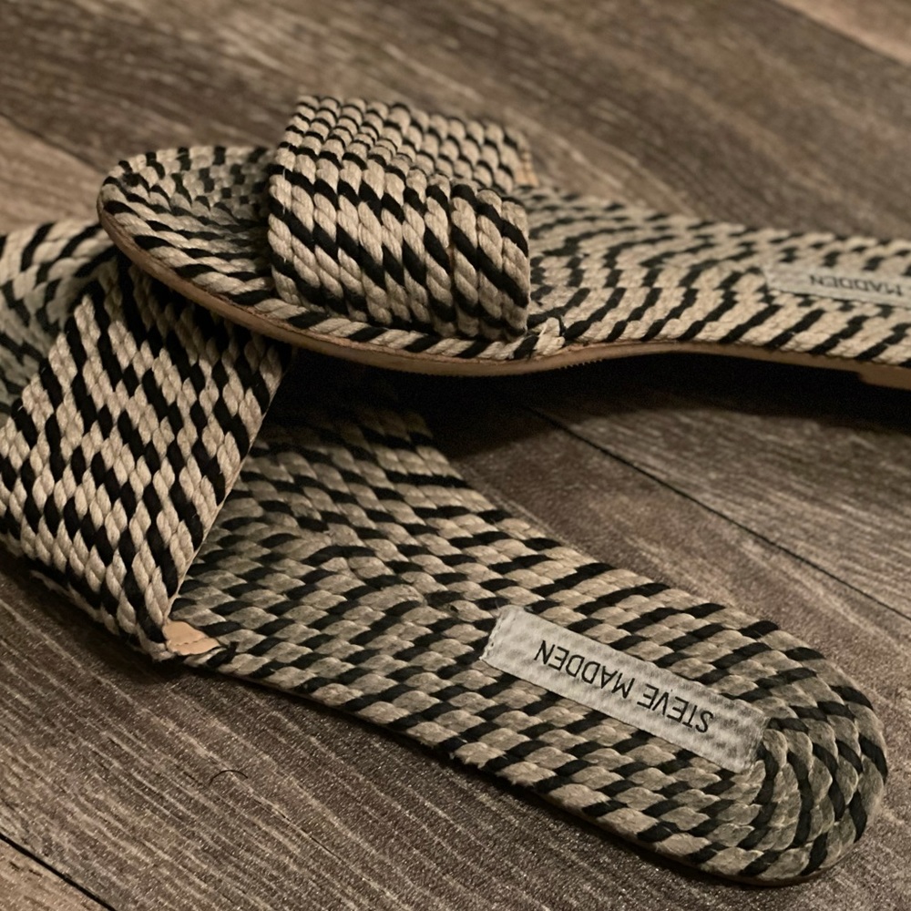 Steve Madden Chic HAVANA slides